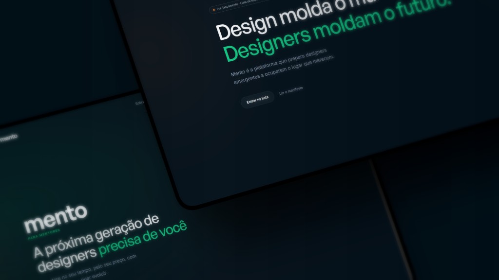 Capa do projeto Mento Design